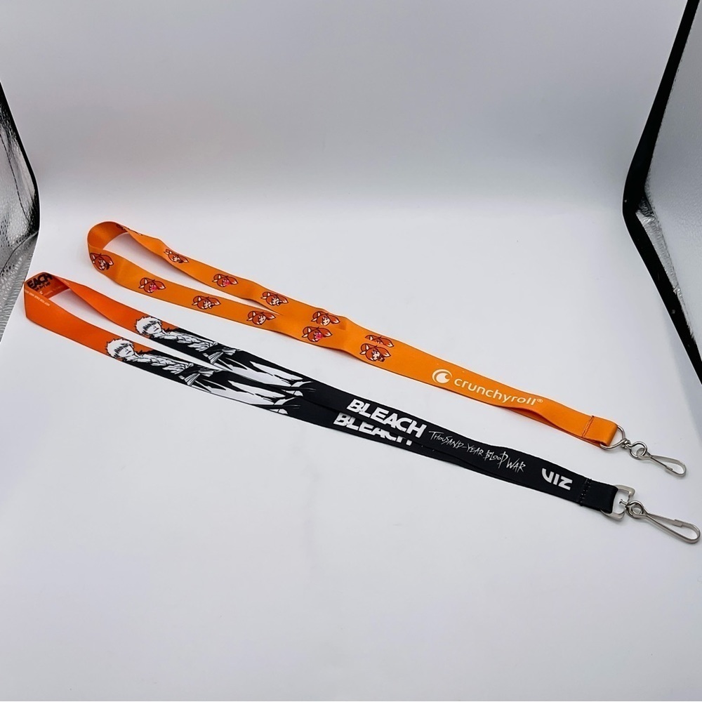 Lanyard Lot of 2 Anime Bleach Ichigo Thousand-Year Blood War + Crunchyroll Comic